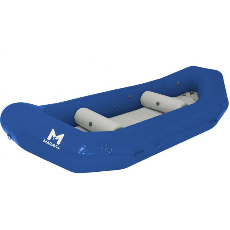 Maravia Ranger 14 Self Bailing Whitewater Rafting Boat - Inflatable River Raft for Adventure & Fishing | Closeout Sale - Perfect for Whitewater Rapids, Camping Trips & Outdoor Expeditions