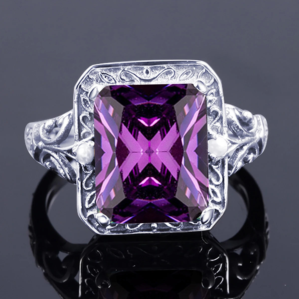 Frozen Patel Ring for Women - Elegant Crystal Wedding Band, Fashion Jewelry Gift for Her - Perfect for Engagements, Anniversaries & Special Occasions