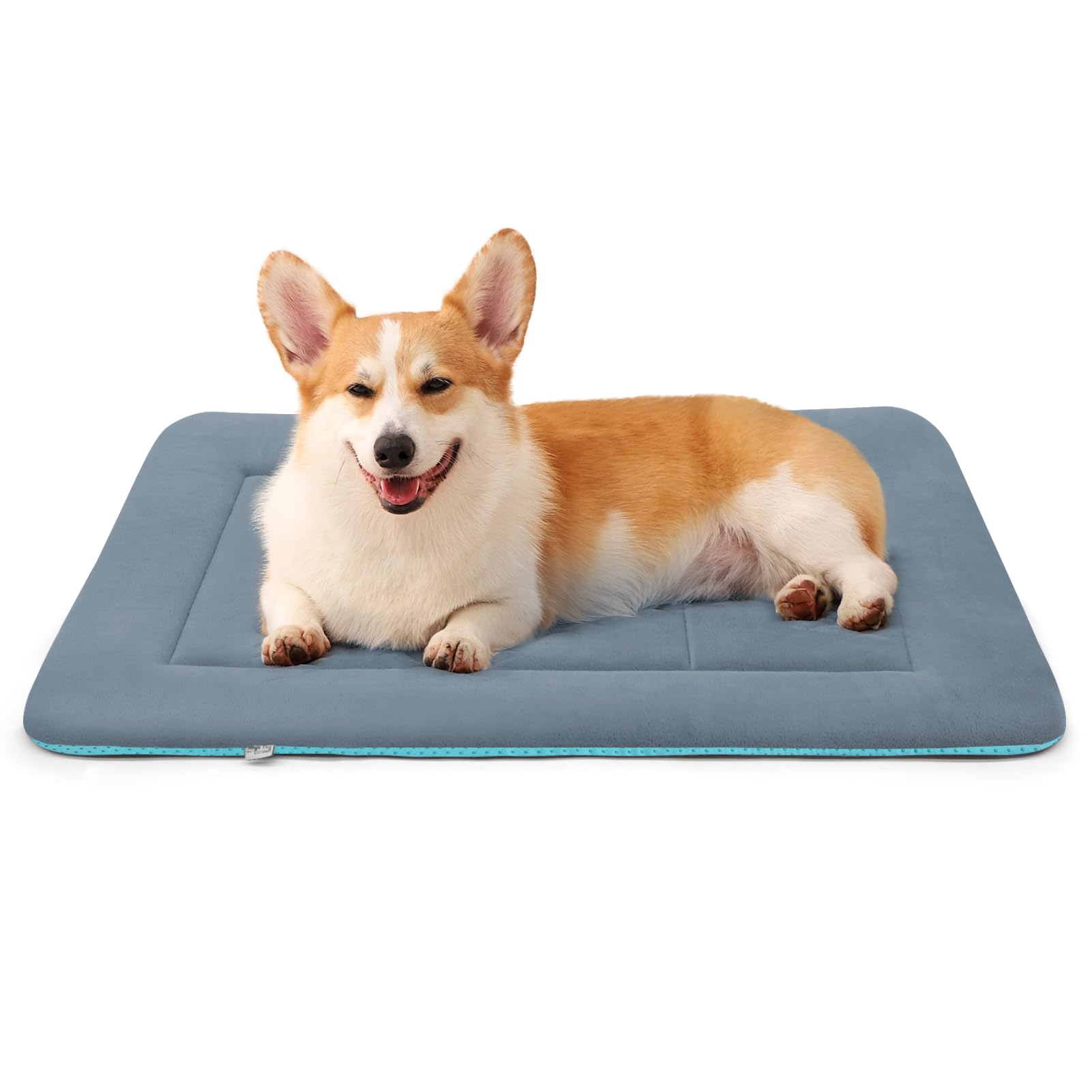 **Magic Dog Plush Bed for Medium & Large Dogs - Soft Washable Crate Pad, 36