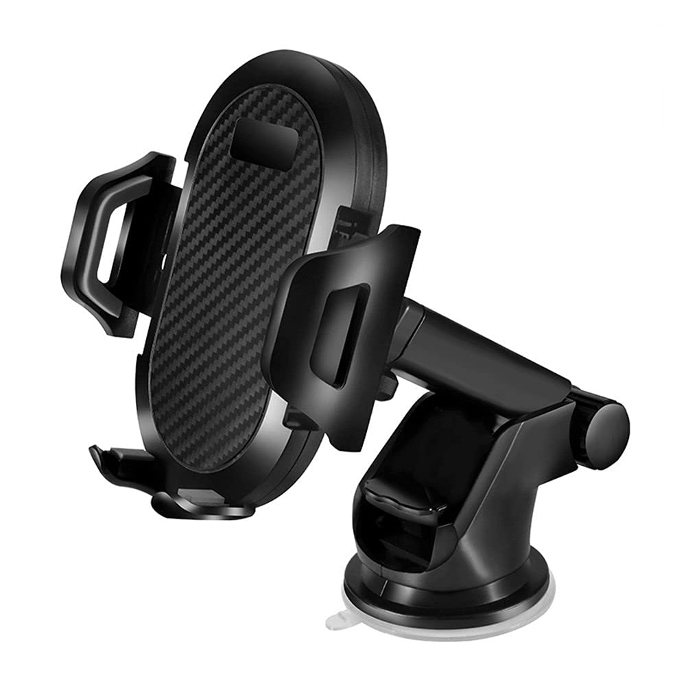 YLHXYPP 360° Rotating Car Phone Holder - Windshield & Dashboard Suction Cup Mount, No Magnetic Phone Stand for iPhone, Samsung, GPS - Perfect for Driving, Navigation & Hands-Free Calls (Color: A)