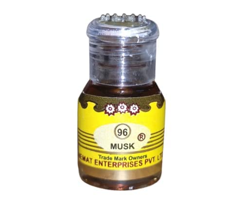 Nemat Attar MUSK 96 - 100% Organic Long-Lasting Unisex Perfume Oil (2.5ml) | Natural Fragrance for Men & Women | Perfect for Daily Wear, Special Occasions & Gift Giving