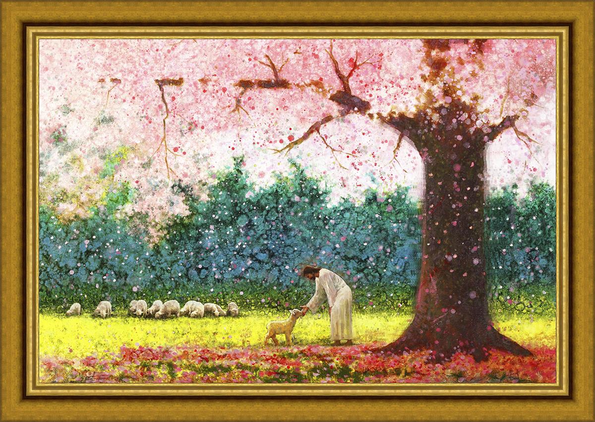 Large Green Pastures Landscape Wall Art - Nature Inspired Canvas Print for Living Room, Bedroom & Office Decor