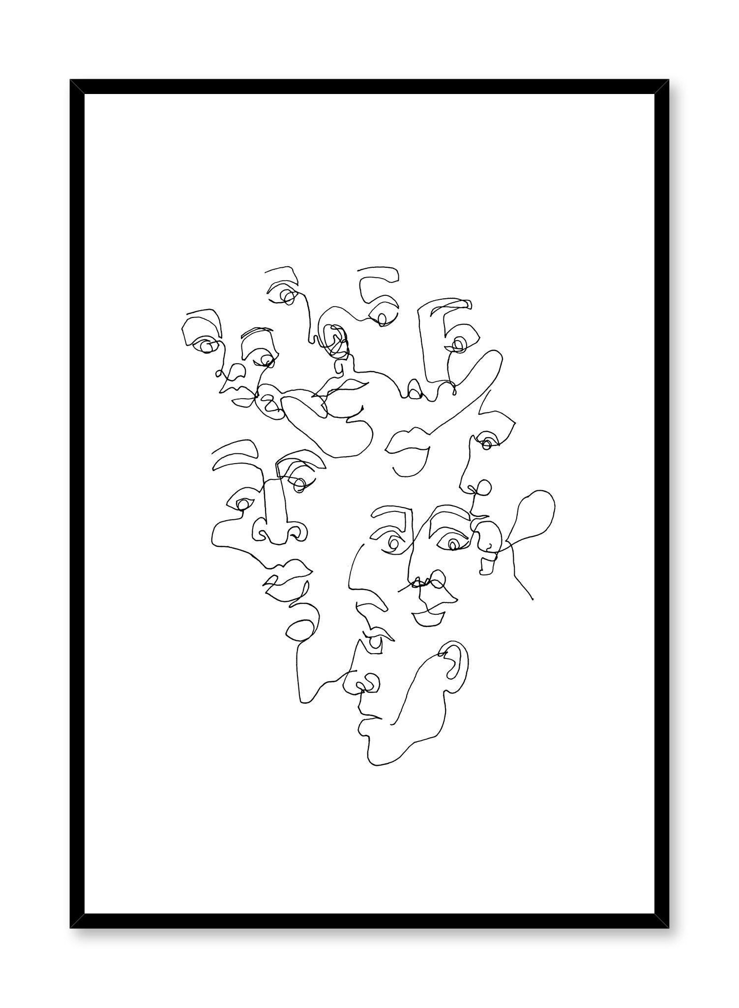 One in the Same Poster - Unique Wall Art Decor for Home, Office & Gifts - Perfect for Living Rooms, Bedrooms & Workspaces