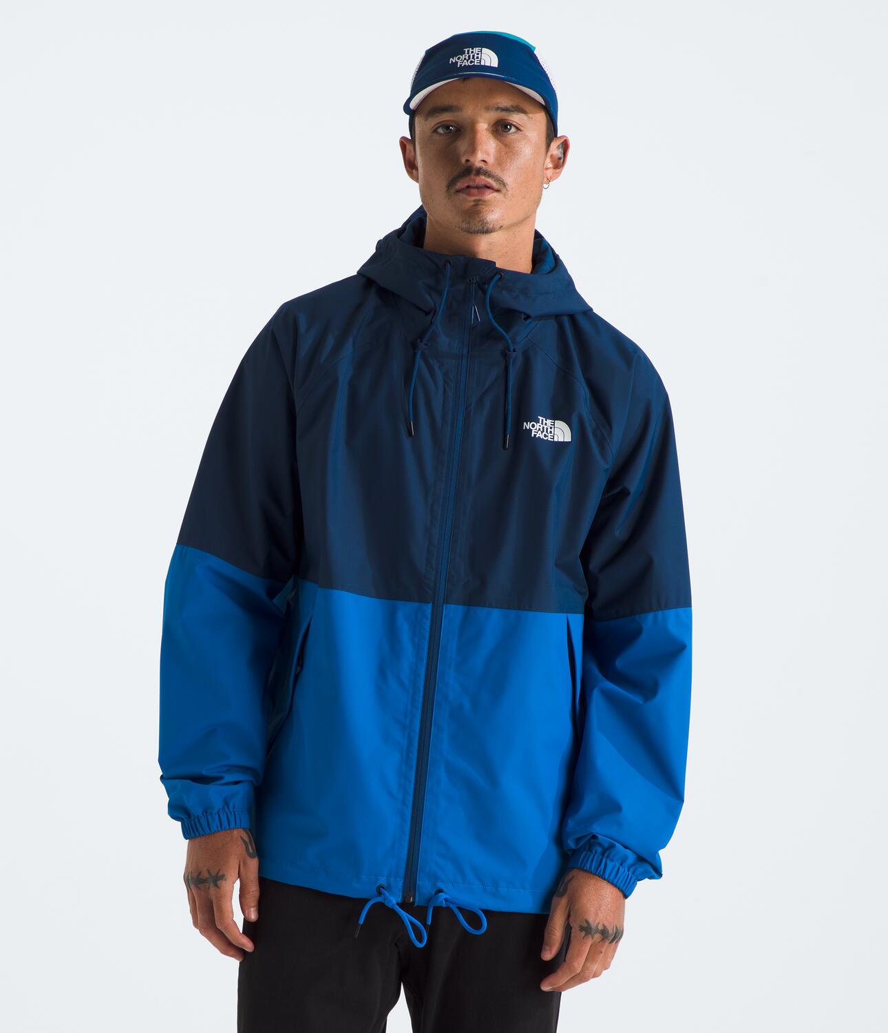 Antora Men's Waterproof Rain Hoodie - Lightweight Windproof Jacket for Outdoor Hiking, Camping & Travel