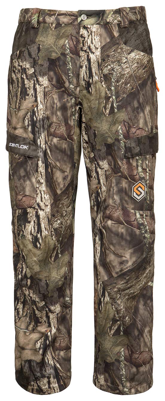ScentLok Men's Hunting Pants - Taktix Full Season Waterproof & Odor Control Camouflage Pants for Deer, Turkey & Big Game Hunting