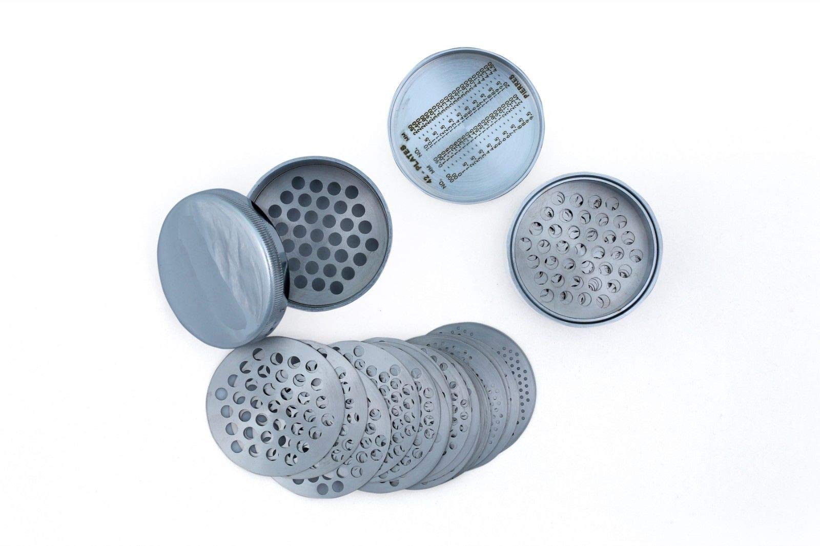 XCLUSIVE Diamond Sieve Set - 47mm with 42 Plates for Precise Gemstone Measurement | Jewelry Making Tool for Sorting & Grading Diamonds & Gemstones | Perfect for Jewelers, Gemologists & Hobbyists