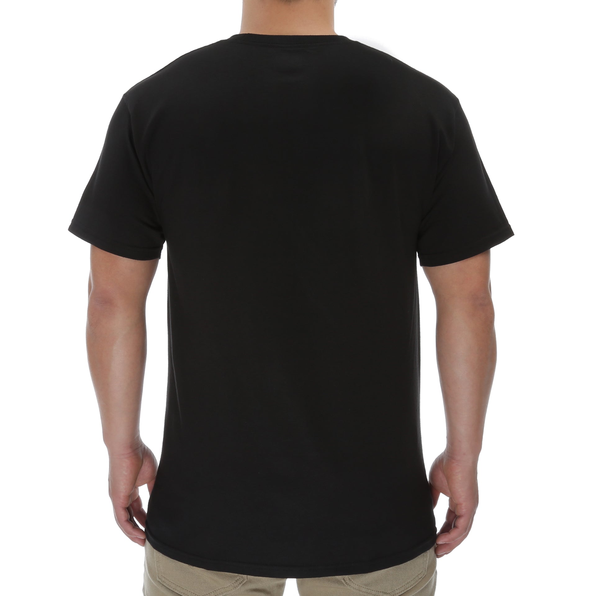 Huf Mar Vista T-Shirt for Men - Black Cotton Graphic Tee - Streetwear Fashion for Casual Wear & Skateboarding
