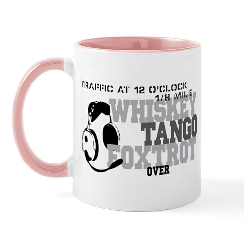 White/Pink Inside - Aviation Humor Mug