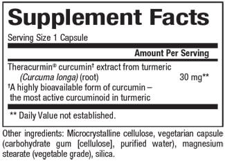 CurcuminRich® Theracurmin® 30 mg Supplement - Premium Bioavailable Turmeric Extract for Joint Support & Inflammation Relief - Ideal for Daily Wellness & Active Lifestyle