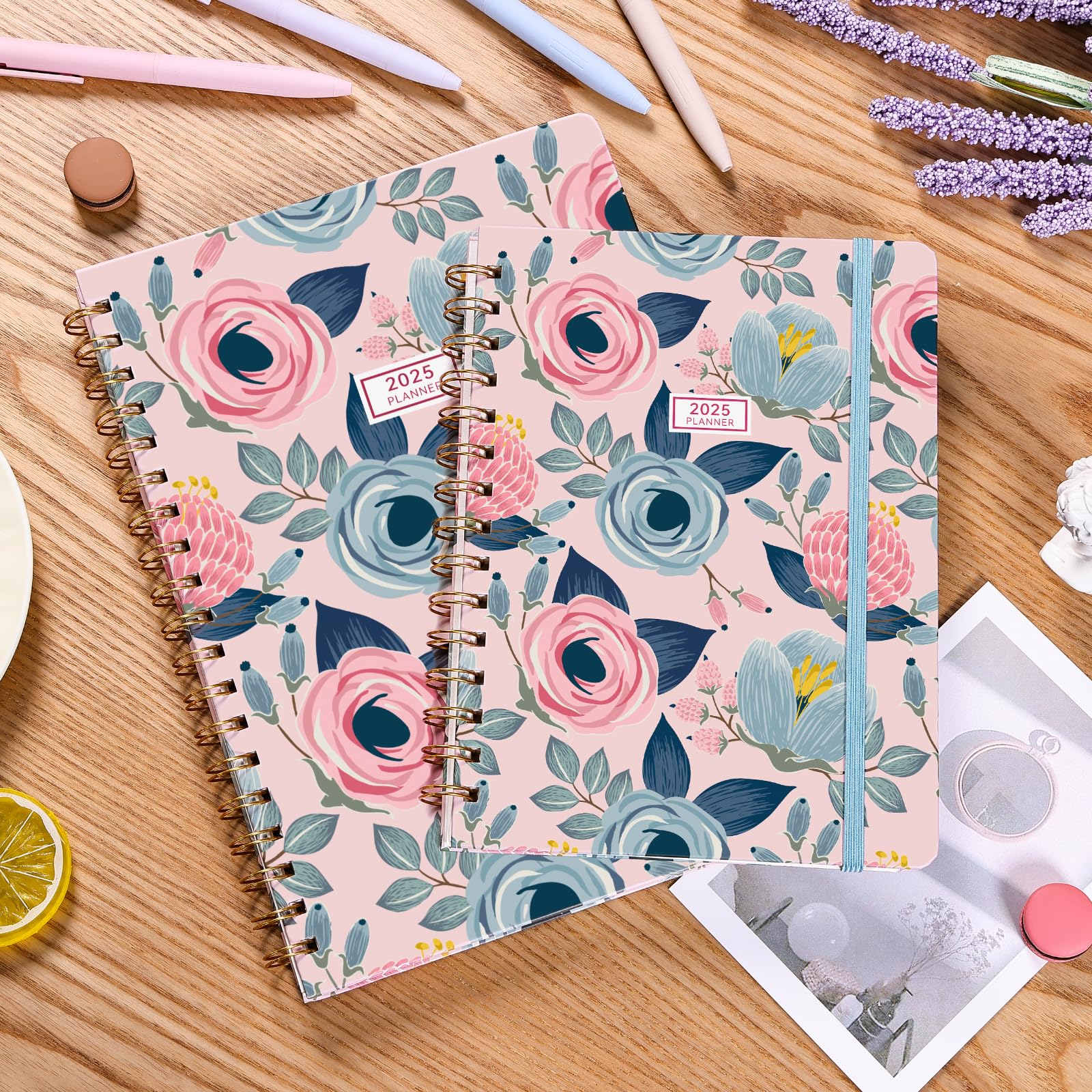 2025 Planner - Weekly & Monthly Calendar Organizer (Jan-Dec 2025) | Hardcover Spiral Bound with Inner Pocket | 8