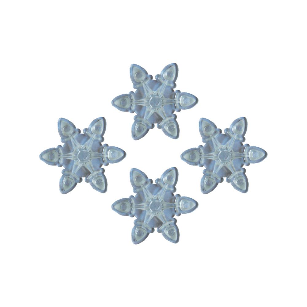 Anti-Slip Stomp Pad for Snowboards - Small Snowflake Grip Design (6-Pack) - Perfect for Snowboarding, Skiing & Winter Sports Safety