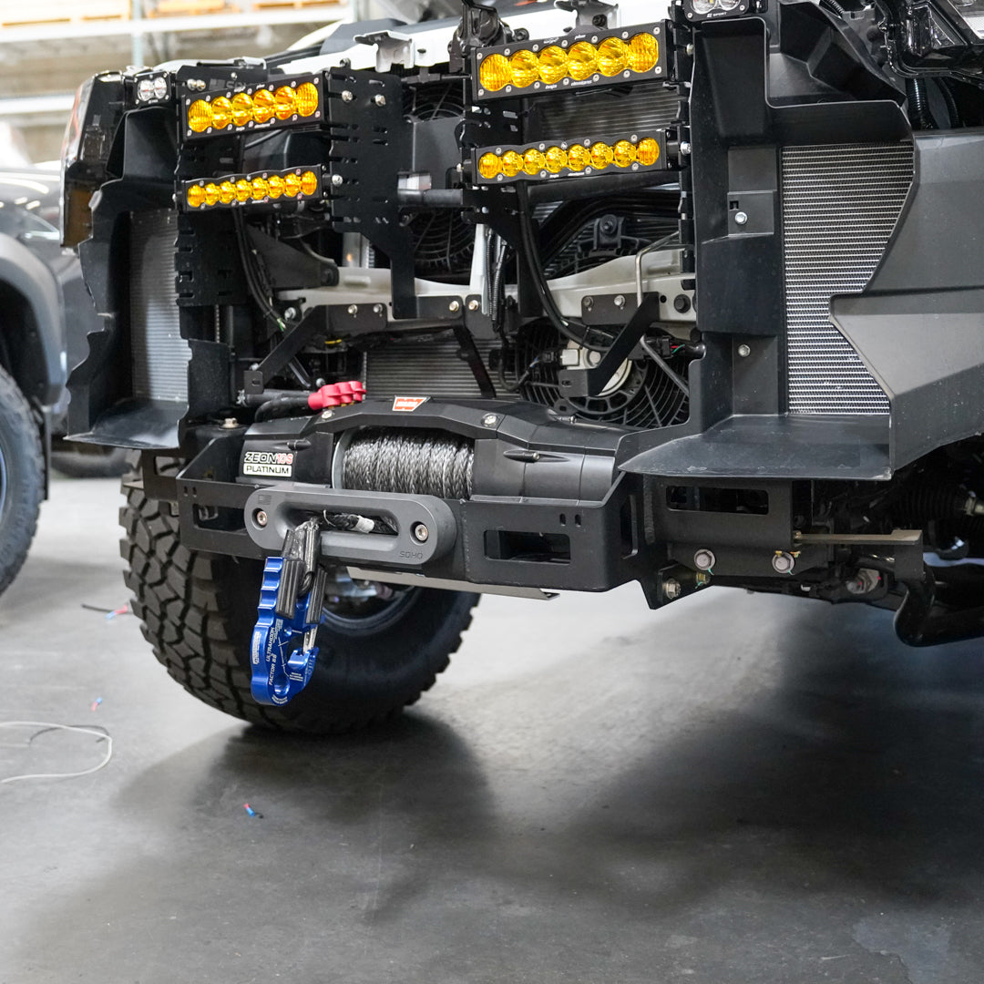 2023-2024 Toyota Sequoia SDHQ Built Hidden Winch Mount - Heavy Duty Off-Road Recovery System for Adventure & Emergency Towing