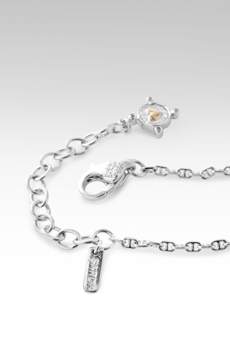 18K Gold Love So Sweet Necklace™ with White Zircon - Elegant Valentine's Gift for Her, Anniversary Jewelry, Romantic Proposal Present for Girlfriend