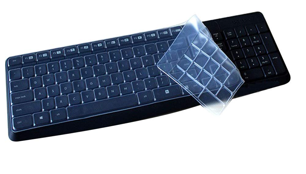 Ultra Thin Clear Keyboard Cover for Logitech MK235 K375S - Home Office Use