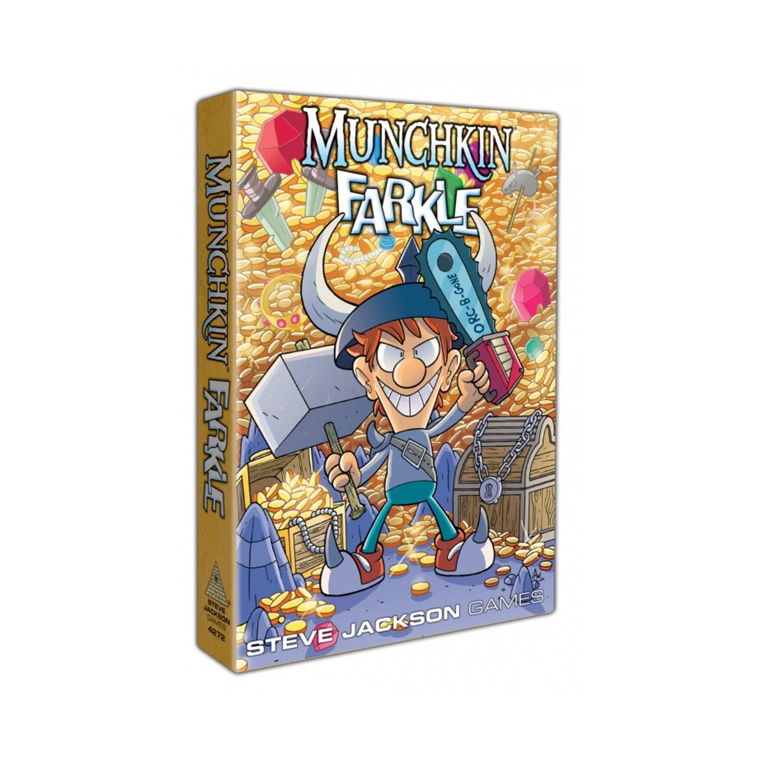 Steve Jackson Games Munchkin Farkle - Fun Family Board Game for 3-5 Players Ages 14+, Perfect for Game Nights & Parties