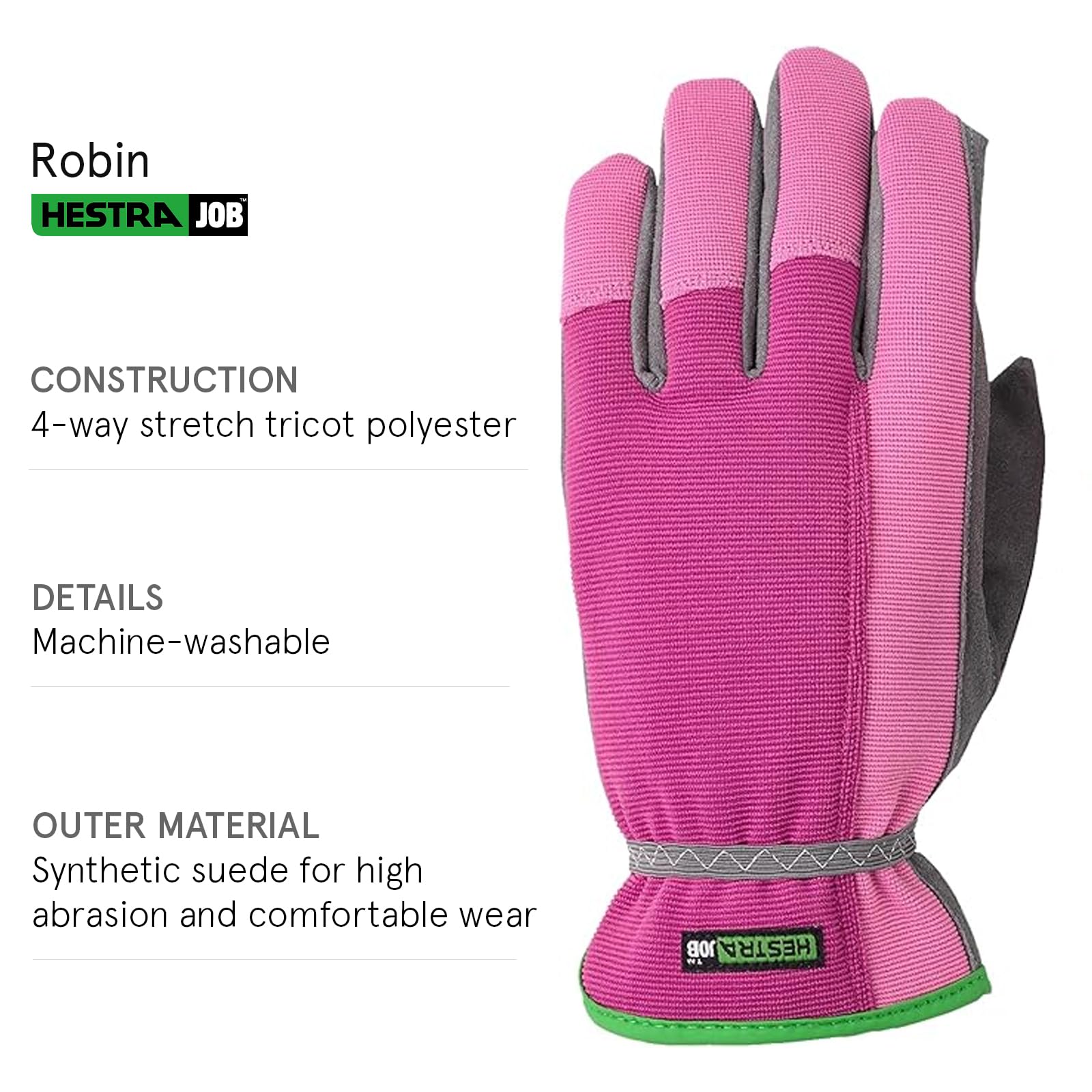 Durable Gardening Gloves for Adults - Washable & Comfortable for Yard Work & Tools