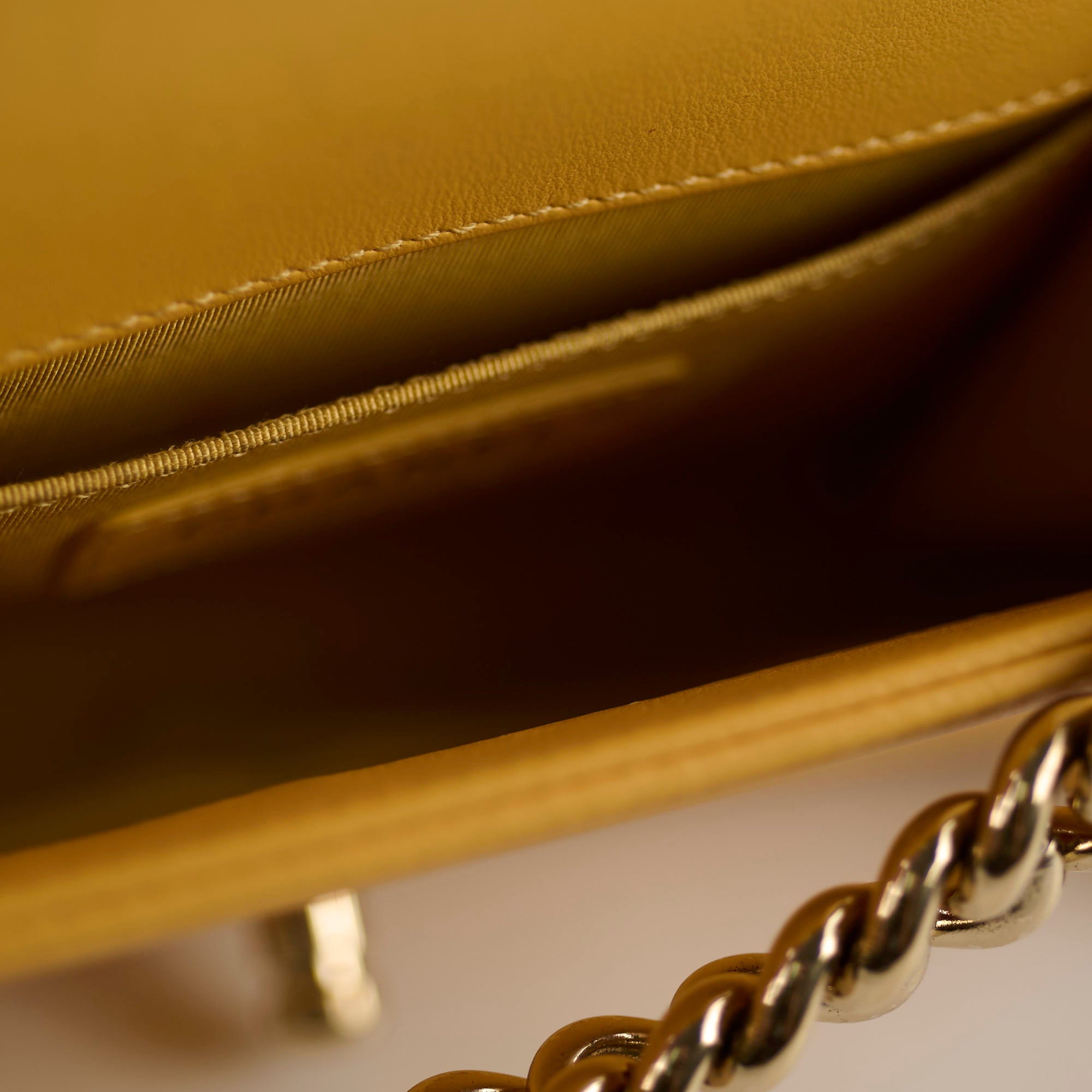 Chanel Small Boy Yellow Leather Shoulder Bag - Luxury Designer Handbag for Women | Perfect for Parties, Dating & Everyday Use