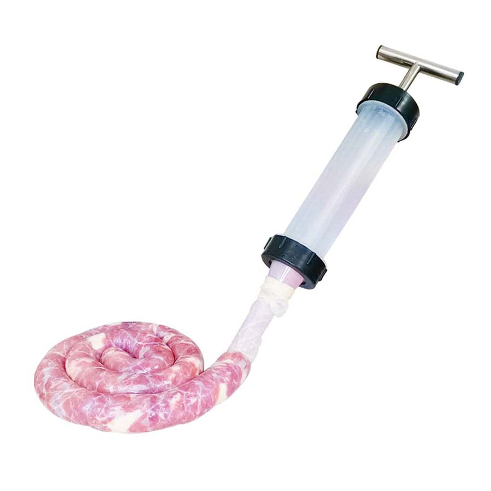 Wgwioo Manual Sausage Stuffer Machine - Heavy Duty Meat Filler & Salami Maker for Home Kitchen, Fast Hand Operated Sausage Filling Tool - Perfect for Sausage Making, Jerky, Ground Meat Stuffing & DIY Food Processing