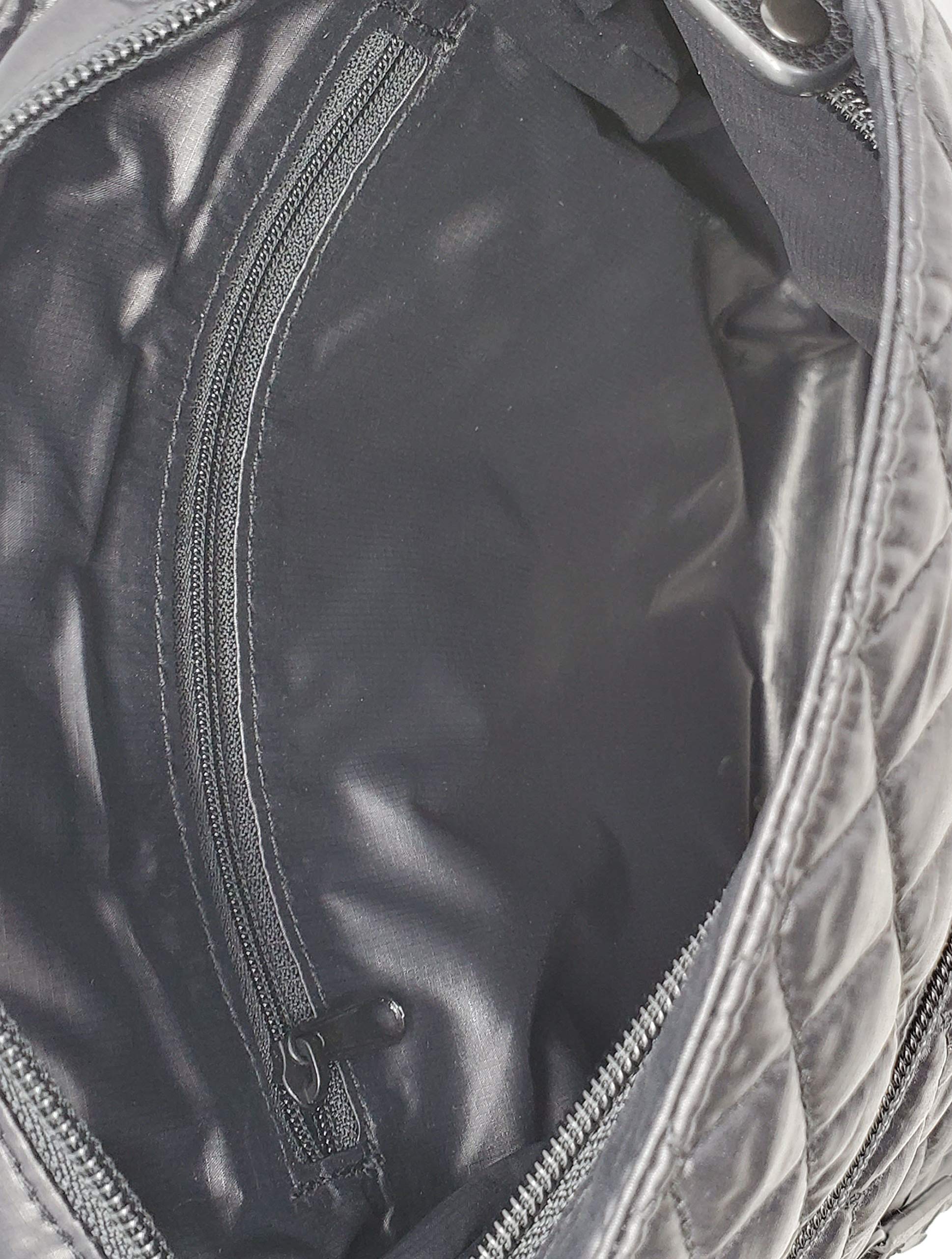Quilted Crossbody Bag - Black, Ultra Lightweight, Water Repellent & Stain Resistant - Perfect for Travel, Shopping & Everyday Use