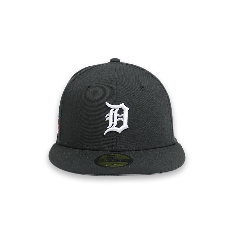 Detroit Tigers 1984 World Series Black 59FIFTY Fitted Hat for Men - Official MLB Baseball Cap for Fans & Streetwear Fashion