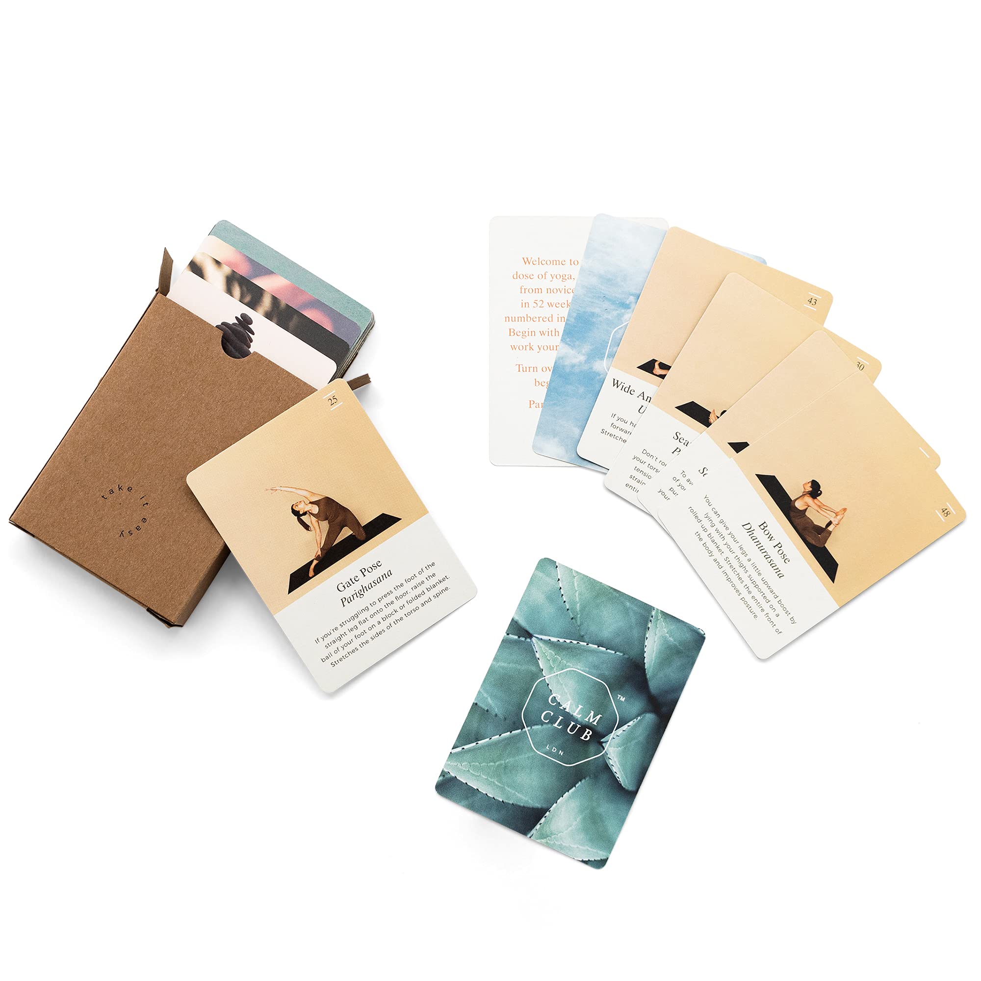 Mindfulness & Yoga Cards for Beginners - 52 Card Deck with Poses, Meditation Activities & Self-Care Practices | Perfect Yoga Gift Set for Mindfulness Training, Home Workouts, and Stress Relief