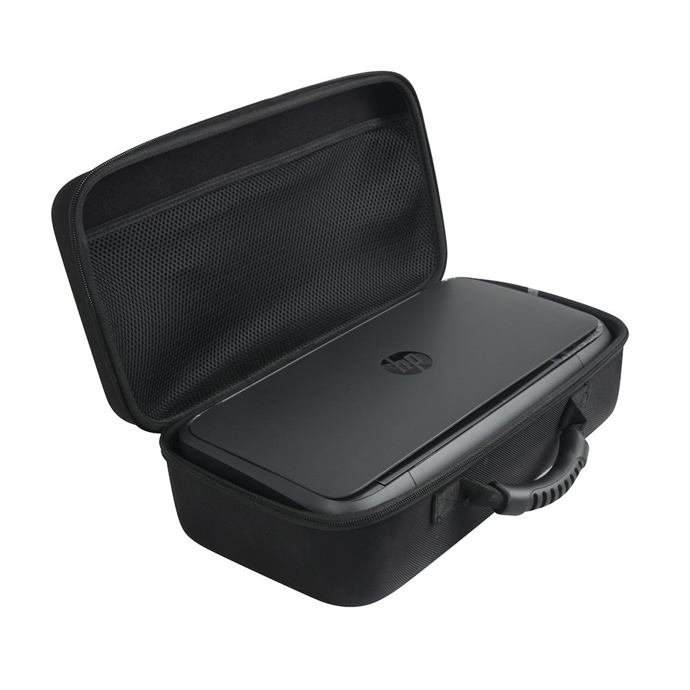 Anleo Hard Travel Case for HP 250/Tango/Tango Terra/Tango X Smart Home Printer 2RY54A/3DP64A - Durable Protective Cover for Business Travel & Office Use (Black)