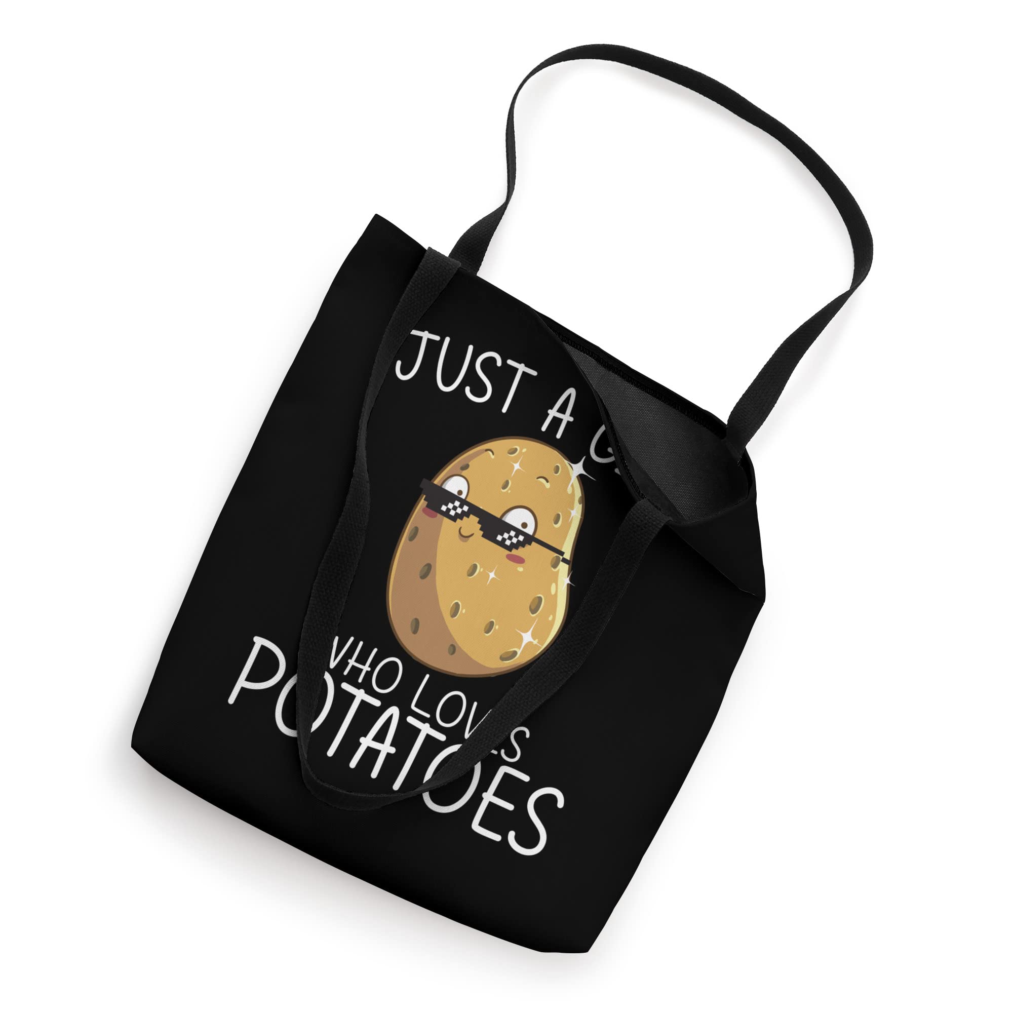Funny Kawaii Potato Tote Bag for Girls & Kids - Cute I Love Potatoes Design - Perfect for School, Shopping & Gifts