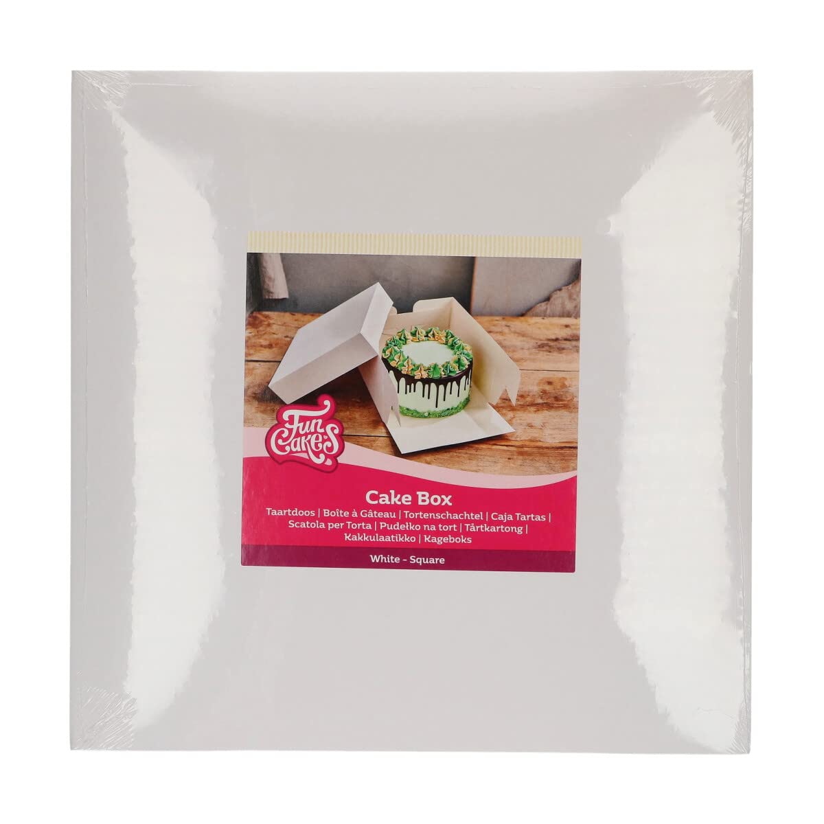 Premium F80115 Cake Box - Eco-Friendly Paper Bakery Packaging for Birthday, Wedding & Dessert Storage - Perfect for Bakeries, Home Bakers & Party Treats