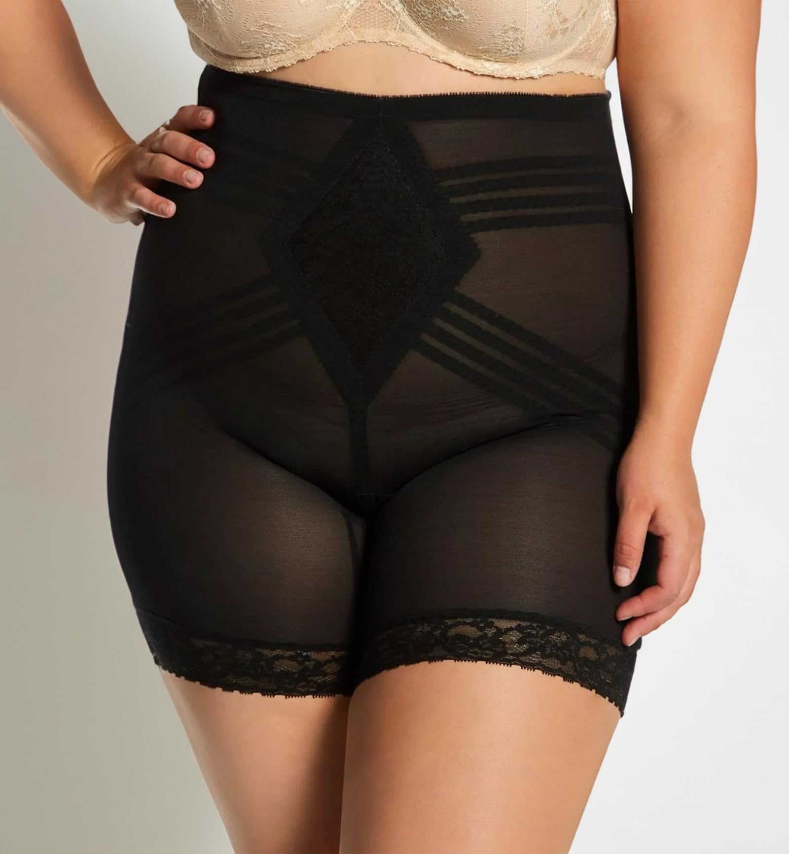 Rago Style 679 High Waist Firm Control Leg Shaper Shapewear for Women - Slimming Underwear for Tummy Tuck & Thigh Shaping | Perfect Under Dresses, Jeans & Formal Wear