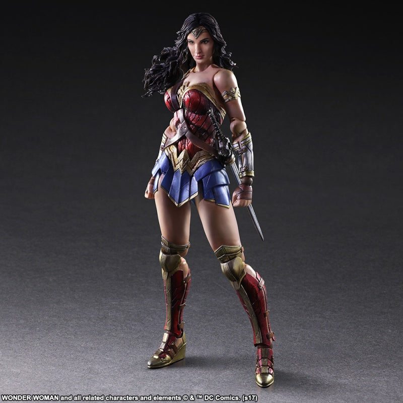 DC Universe Wonder Woman Variant Play Arts Kai Action Figure - Collectible Superhero Toy for Display & Gifts - Perfect for Fans, Collectors & Home Decor