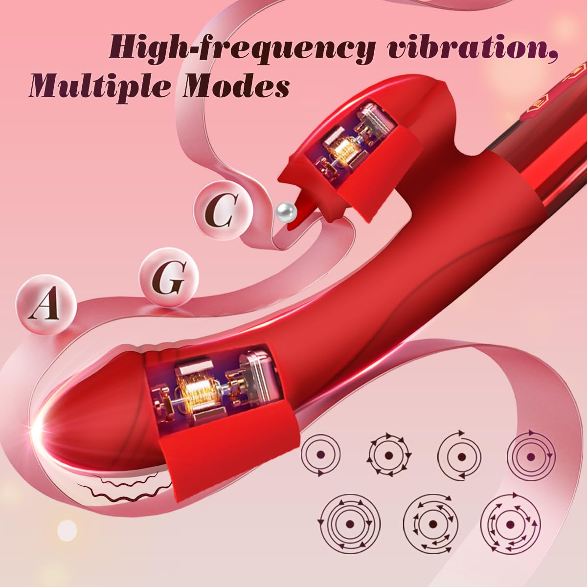 Realistic Dildo Vibrator for Women - 10 Powerful Vibration & Licking Modes for G Spot & Clitoral Stimulation - Waterproof Adult Sex Toy for Solo Play & Couples - Perfect for Bedroom Fun & Spicing Up Relationships