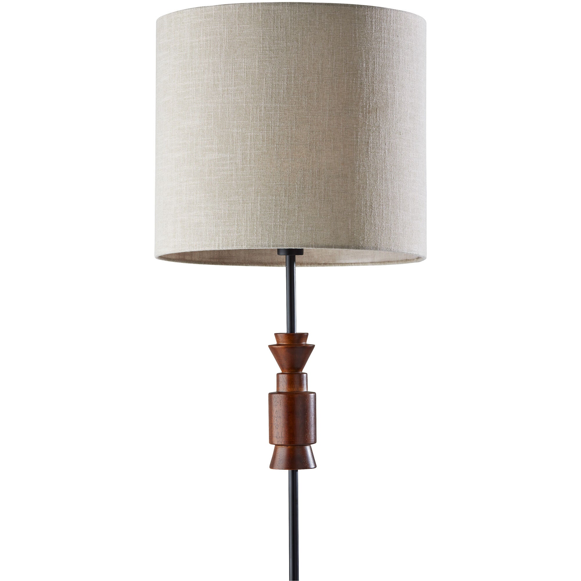 Modern Elton Floor Lamp - Adjustable Height LED Standing Light for Living Room, Bedroom & Office - Warm White & Cool White Dimmable Lighting for Reading & Relaxing