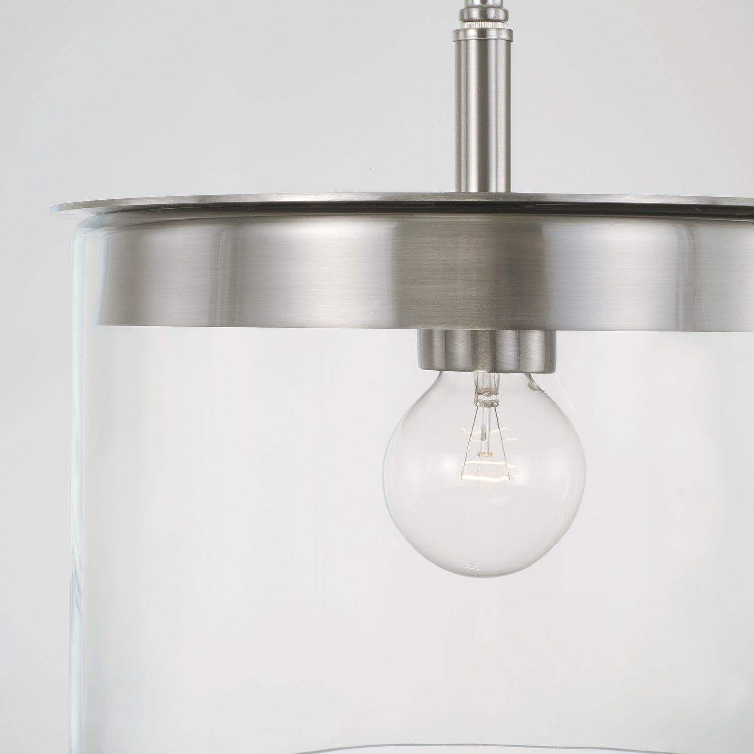 Capital Lighting One Light Semi Flush Mount Ceiling Fixture - Modern LED Ceiling Light for Bedroom, Living Room, Kitchen & Hallway
