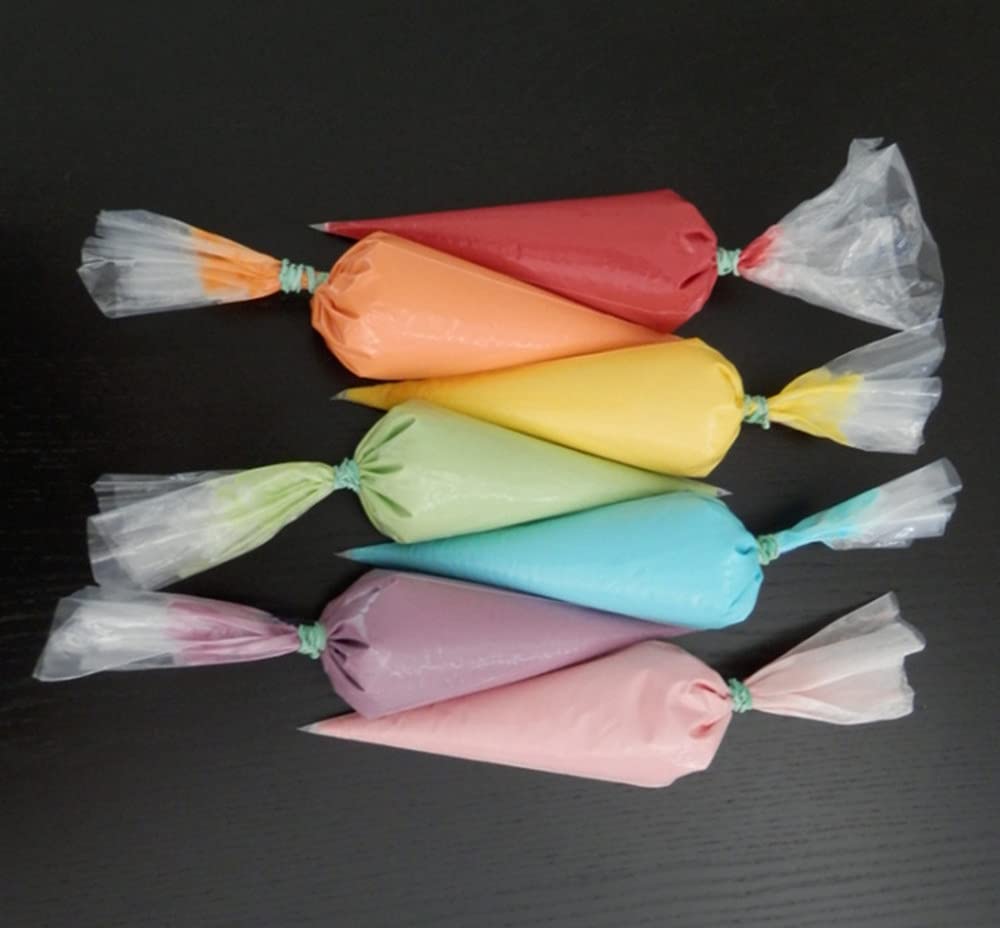 200pcs 12-Inch Extra Thick Disposable Piping Bags - Leak Proof Pastry Decorating Bags for Cake Icing, Cupcake Frosting & Sugar Craft - Perfect for Birthday Cakes, Wedding Desserts & Baking Parties