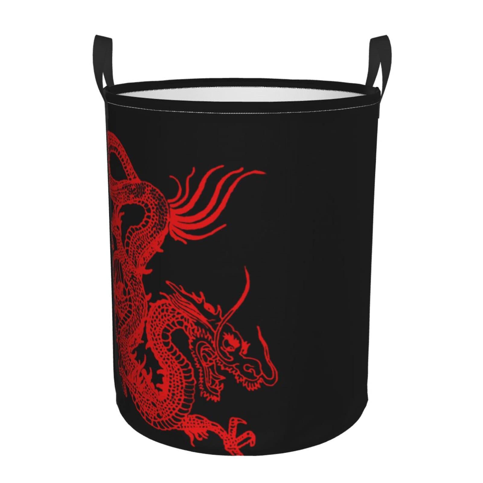 Dragon Laundry Hamper - Extra Large Clothes Basket with Lid, Toy Organizer & Storage Bin for Dirty Laundry | Perfect for Kids Room, Nursery, Dorm, and Laundry Room Organization