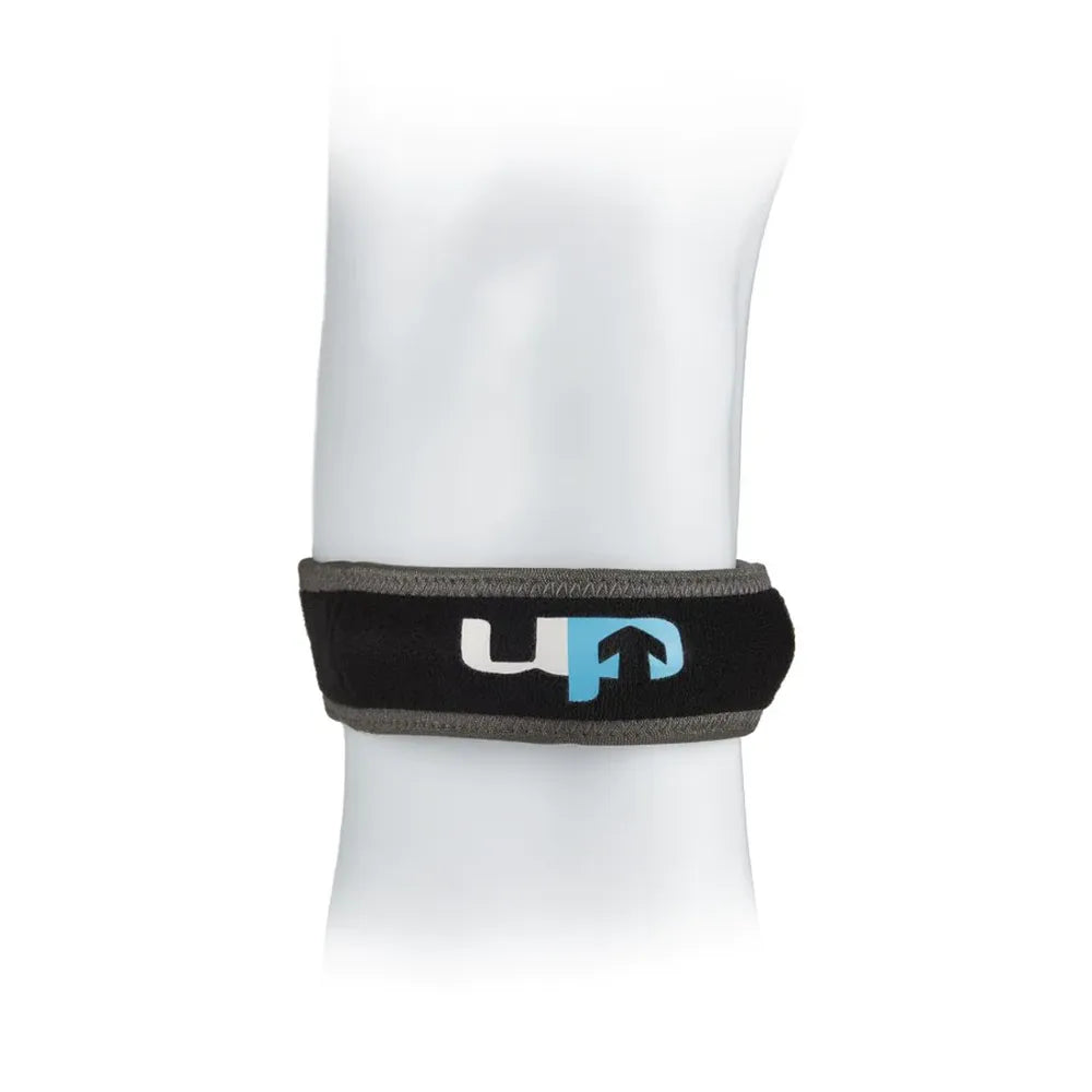 Ultimate Performance Patella Knee Strap - Black - Support for Running, Basketball & Workouts - Relieves Knee Pain & Joint Stress