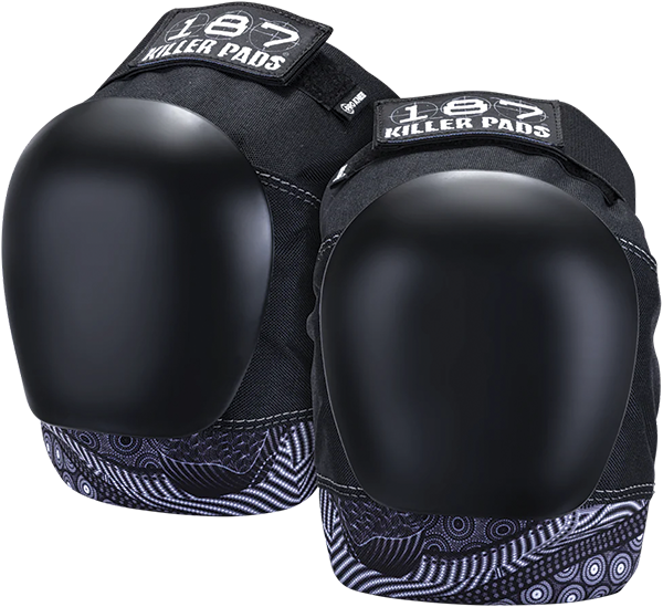 187 Pro Knee Pads XL - Black/Black - Protective Gear for Skateboarding, BMX & Extreme Sports - Durable Knee Protection for Riders & Athletes