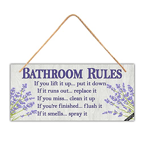 Bathroom Rules