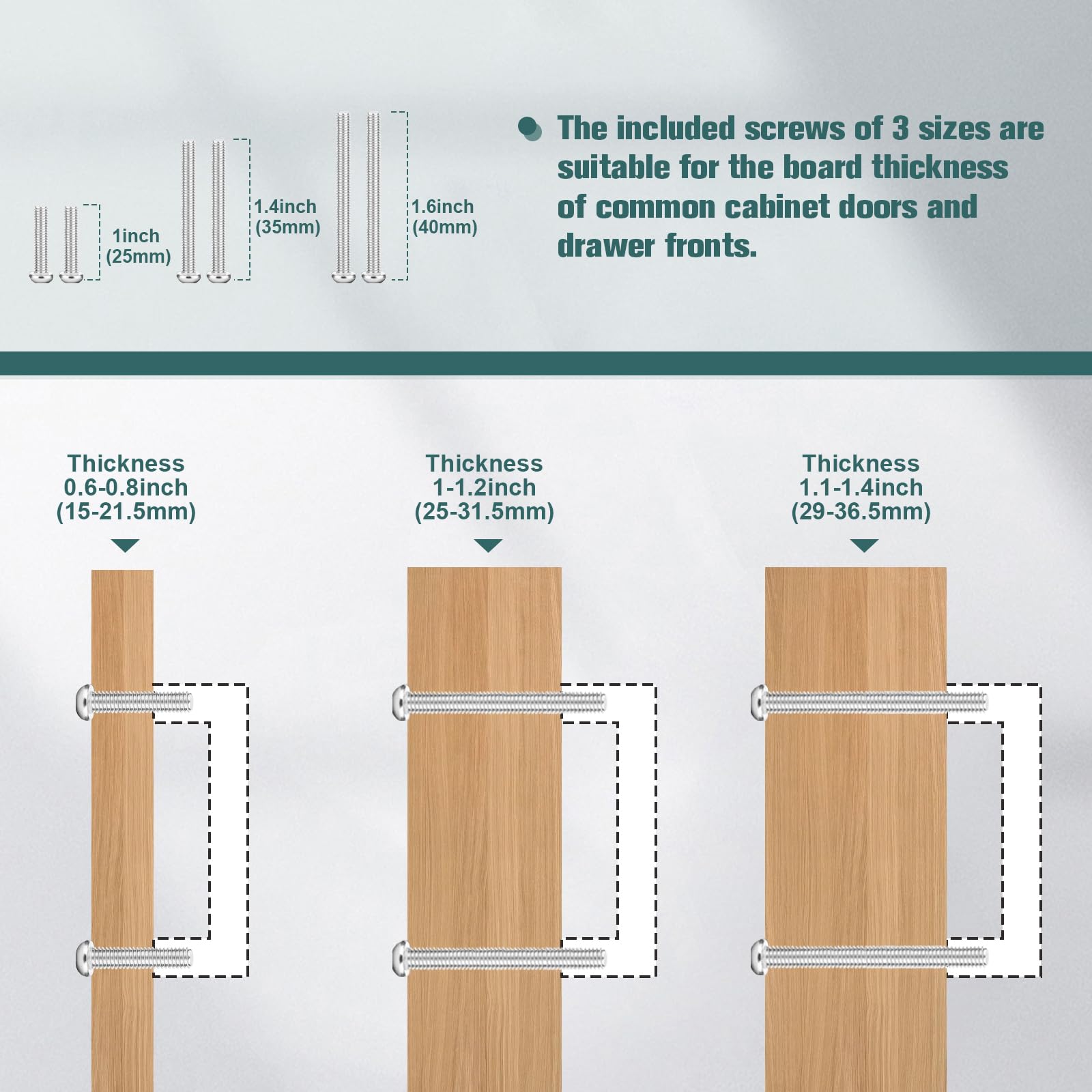 Gobekor 20 Pack Polished Chrome Cabinet Handles - 5 Inch (128mm) Hole Center, Solid Square Bar Drawer Pulls for Kitchen & Bathroom Cabinets - Durable Cabinet Hardware for Modern Home Renovation & Furniture Upgrade