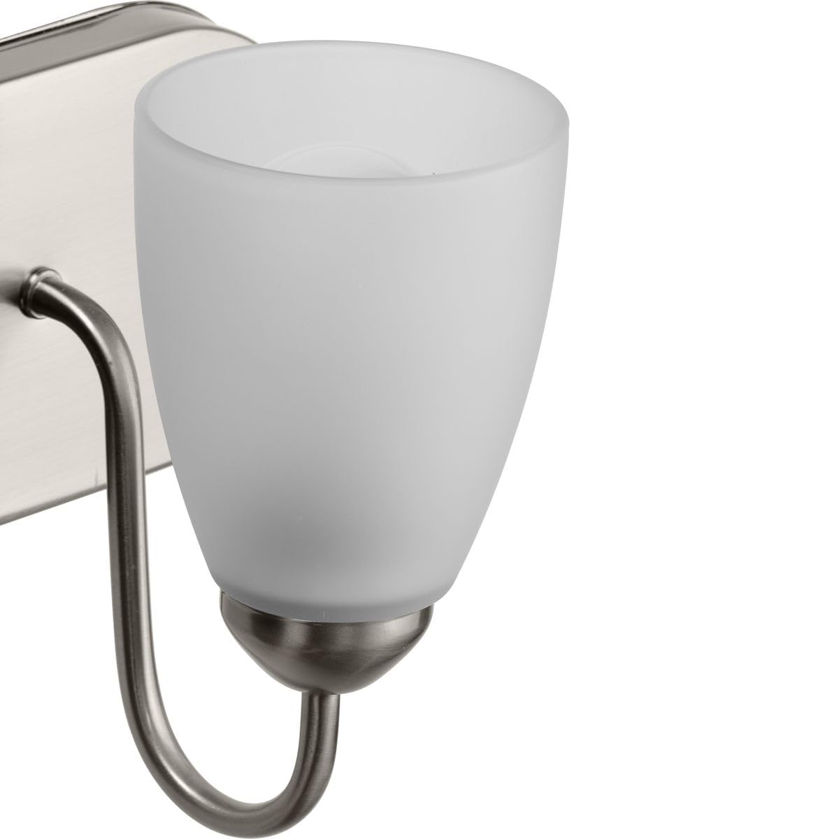 6-Light Brushed Nickel Bathroom Vanity Light with Etched Glass - Elegant Traditional Style for Bathroom, Powder Room, and Dressing Area Lighting