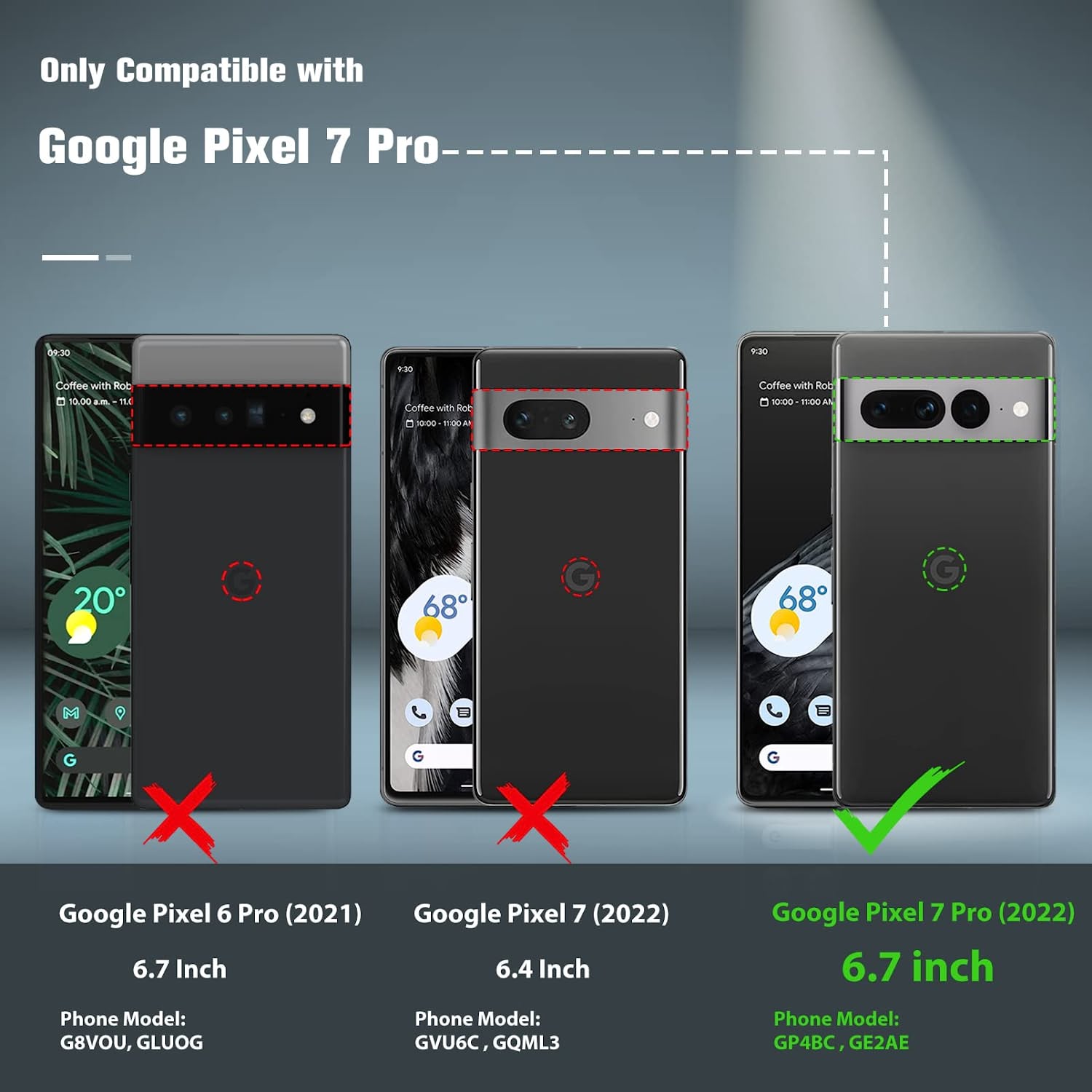 Google Pixel 7 Pro Case - Rugged Dual Layer Protective Phone Cover with Shockproof Design (Matte Black) | Perfect for Outdoor Adventures, Work & Daily Use