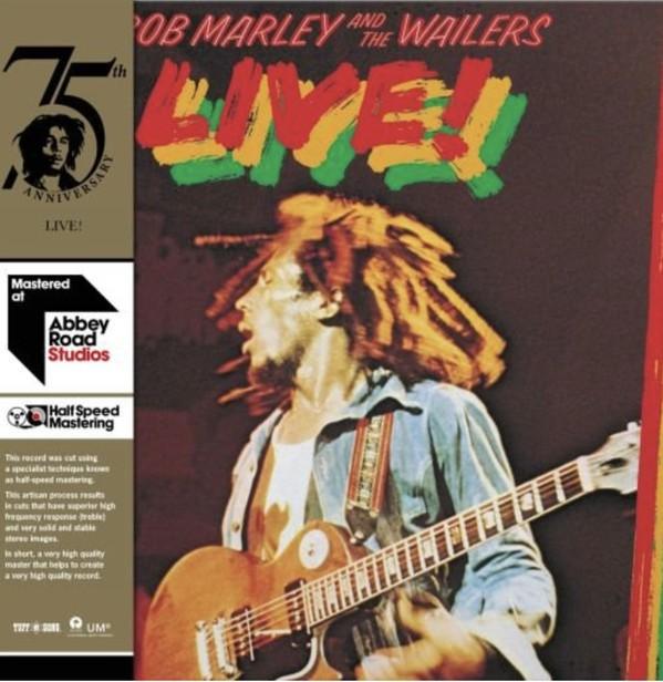 Bob Marley & The Wailers Live! Half Speed Master Vinyl LP - Legendary Reggae Concert Recording for Music Collectors & Audiophiles - Perfect for Home Listening, Parties & Reggae Enthusiasts
