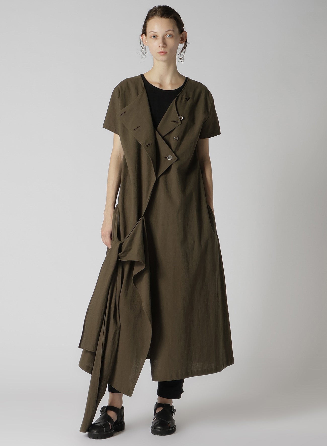 Stylish Cotton Flax Poplin Back Tie Dress for Women | Summer Casual & Office Wear | Perfect for Parties, Dates & Work