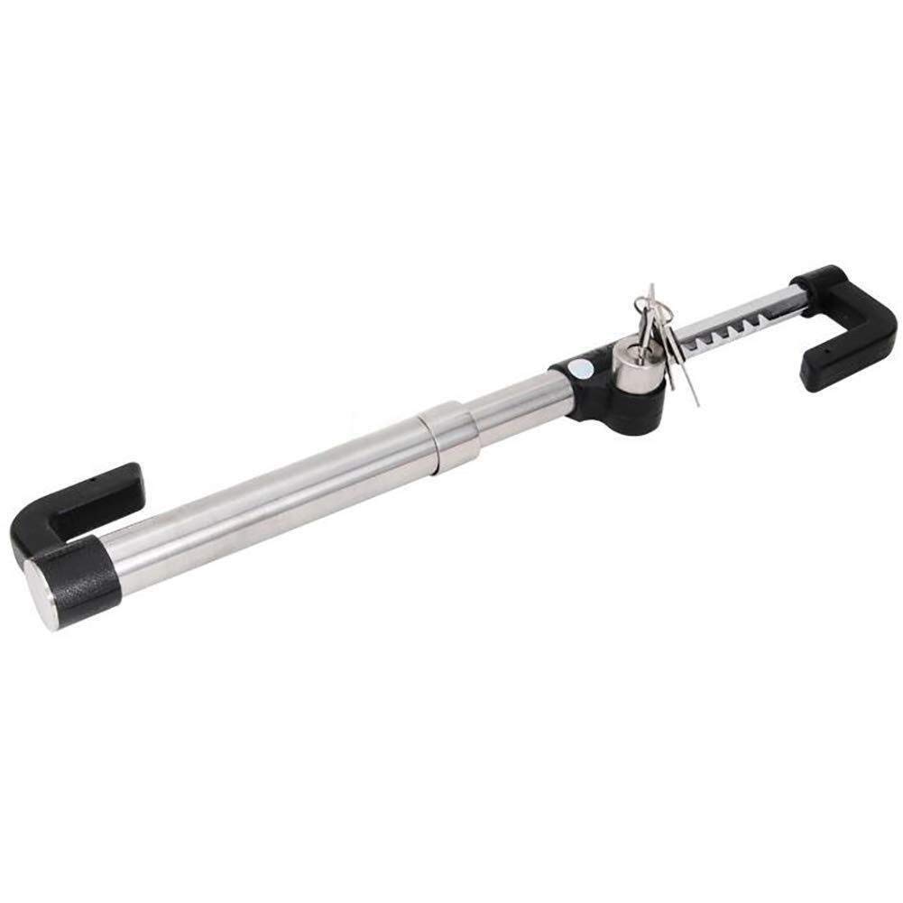 ZYLZL Telescopic Steering Wheel Lock - Anti-Theft Parking Barrier for Cars, Trucks & SUVs | Heavy Duty Hook Lock for Brake/Clutch Protection | Universal Fit for GM & Most Vehicles | Perfect for Street Parking, Garage Security & Travel Safety