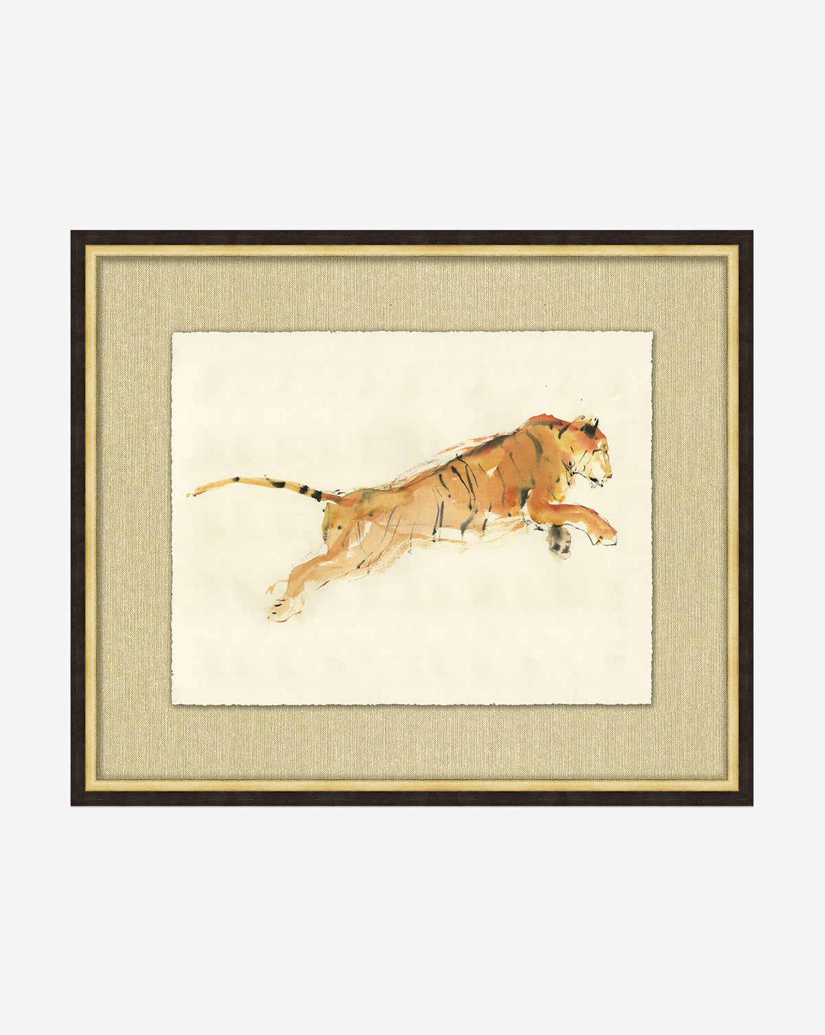 Pouncing Tiger Statue - Handcrafted Asian Home Decor for Living Room, Office & Feng Shui