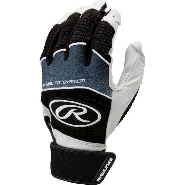Rawlings WH950BGY Youth Baseball Batting Gloves - Durable & Comfortable for Training & Games - Perfect for Little League & Practice Sessions