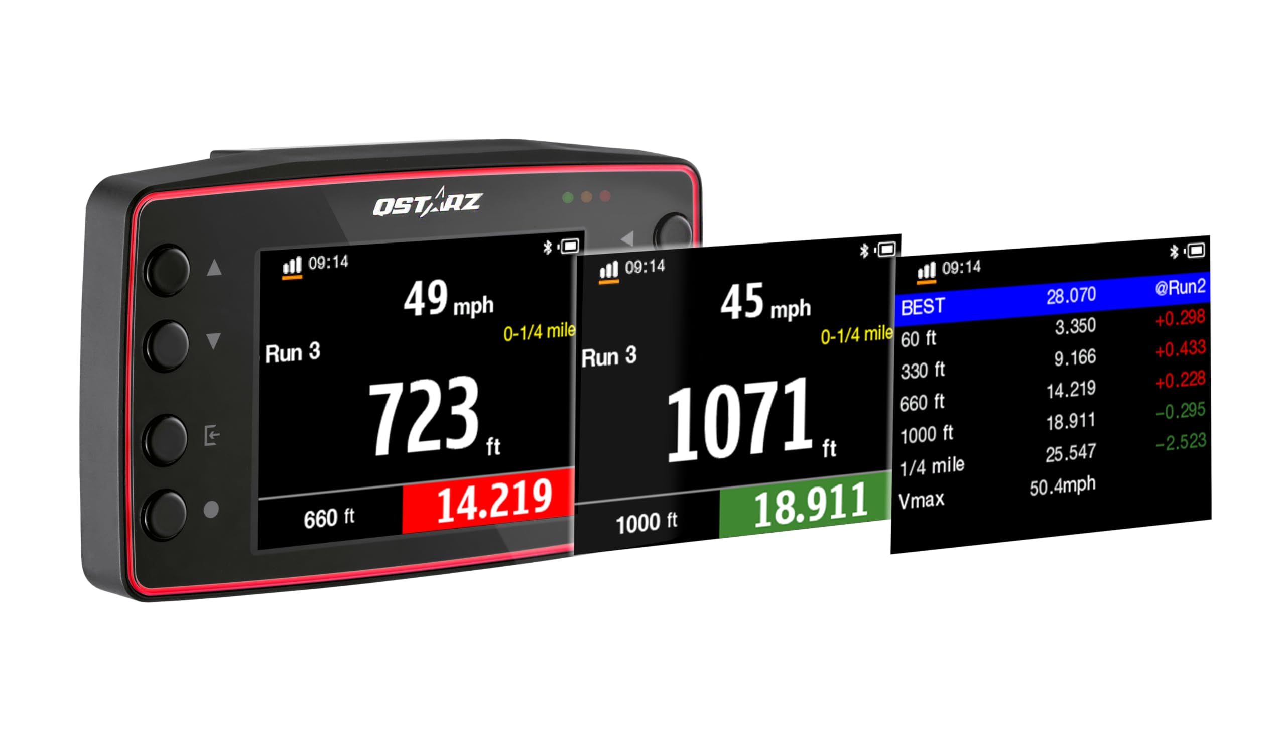 QSTARZ LT-8000S High Precision GPS Lap Timer - Professional Racing Chronometer for Motorsports, Track Days & Performance Driving