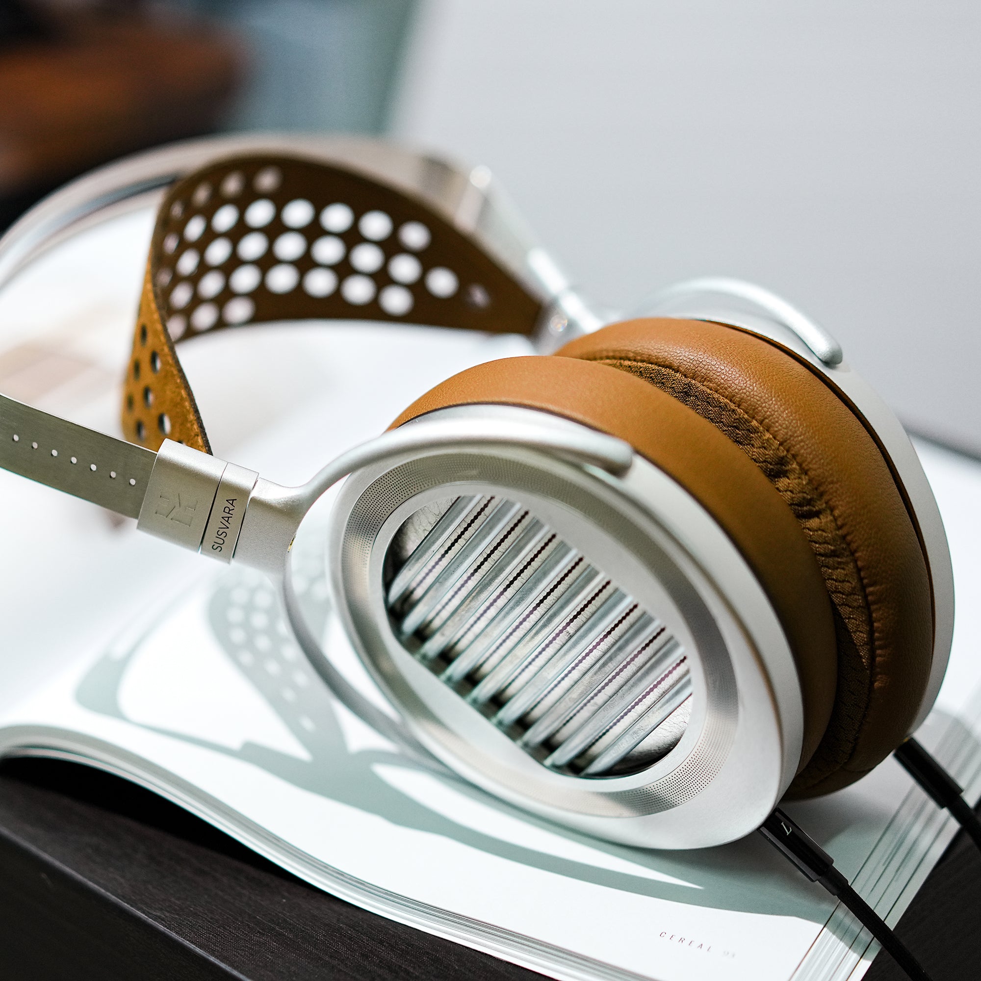 HiFiMAN Susvara Unveiled Planar Magnetic Headphones - Premium Audiophile Headphones for Home Listening & Studio Use