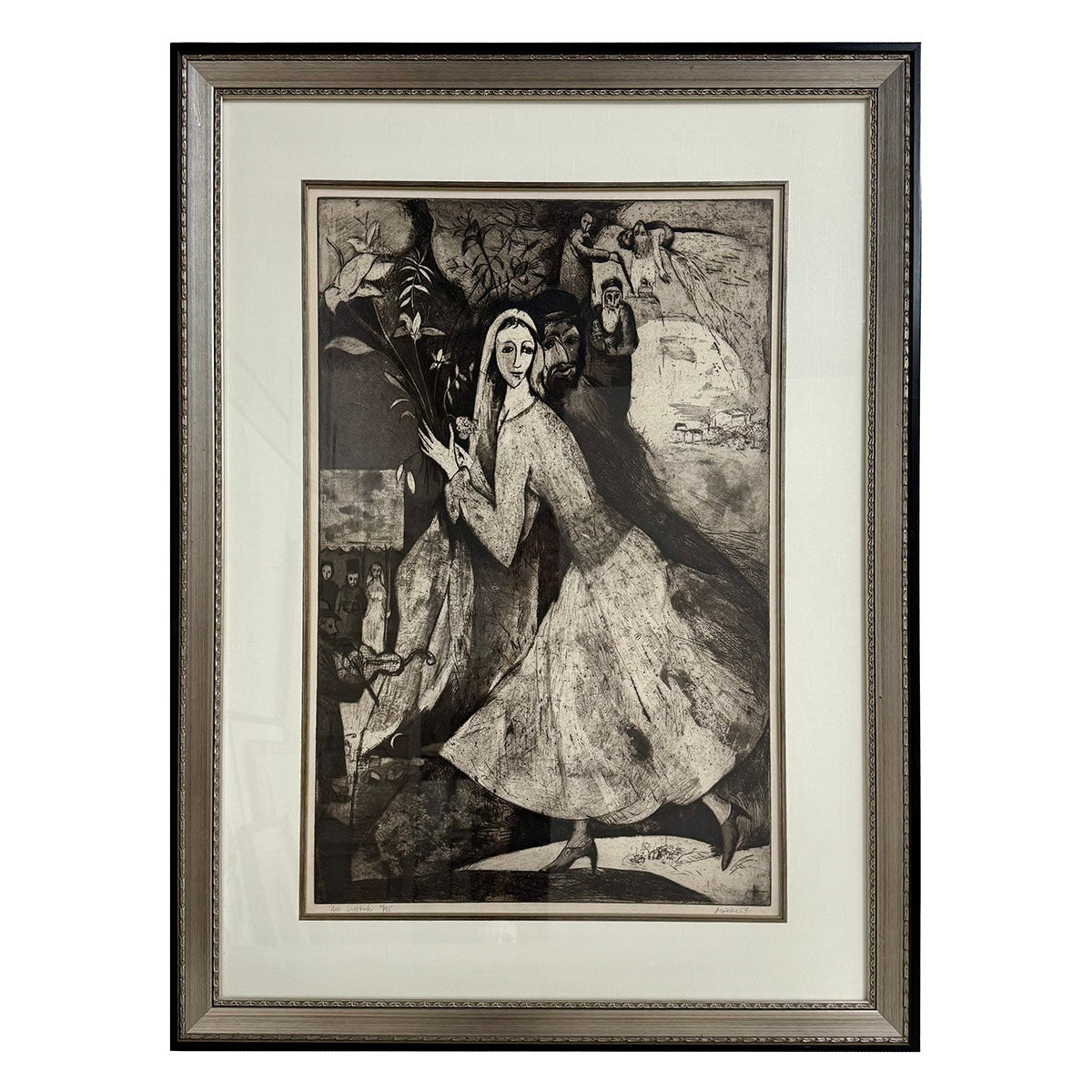 The Dybbuk - Signed, Dated 1954 & Numbered Limited Edition - Perfect for Art Collectors & Jewish Cultural Displays