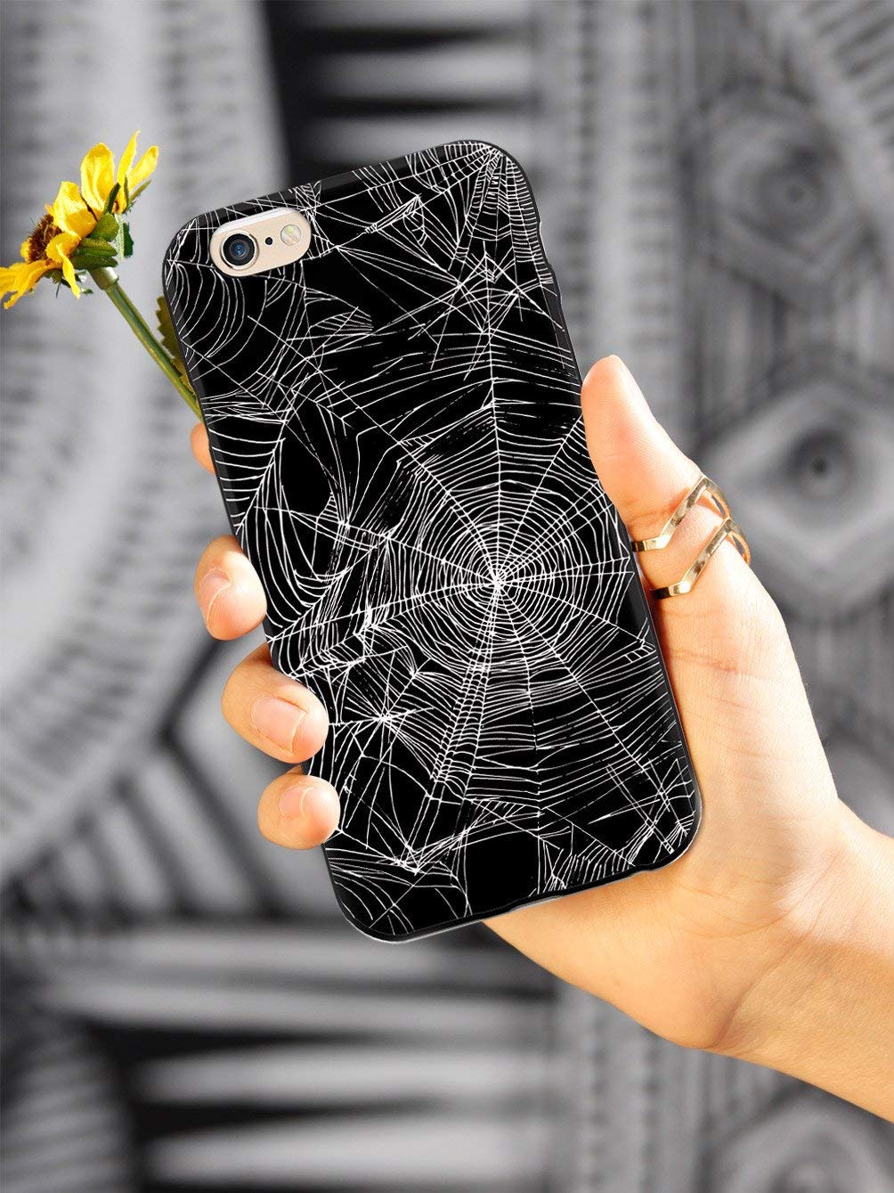 3D Textured Spider Web Protective Case for iPhone Xs Max - Shockproof Slim Fit Cover with Non-Slip Grip - Perfect for Outdoor Activities & Daily Use
